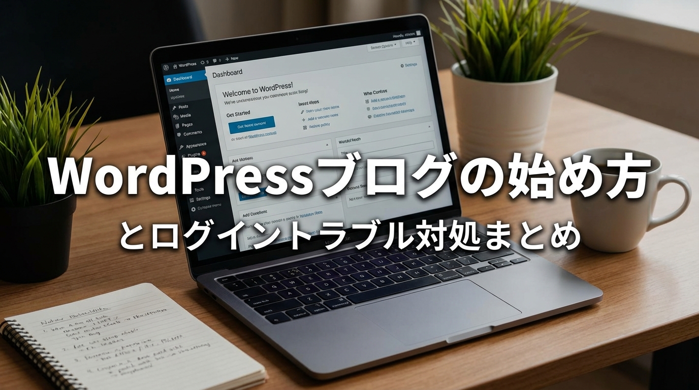 WordPressブログの始め方とログイントラブル対処まとめ