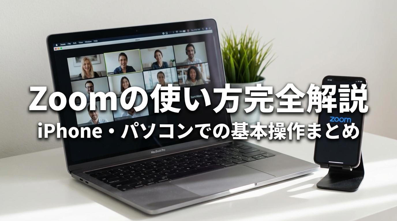 Zoomの使い方完全解説｜iPhone・パソコンでの基本操作まとめ