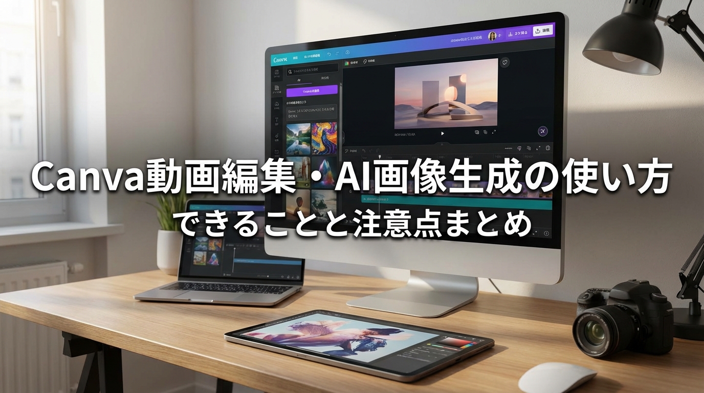 Canva動画編集・AI画像生成の使い方｜できることと注意点まとめ