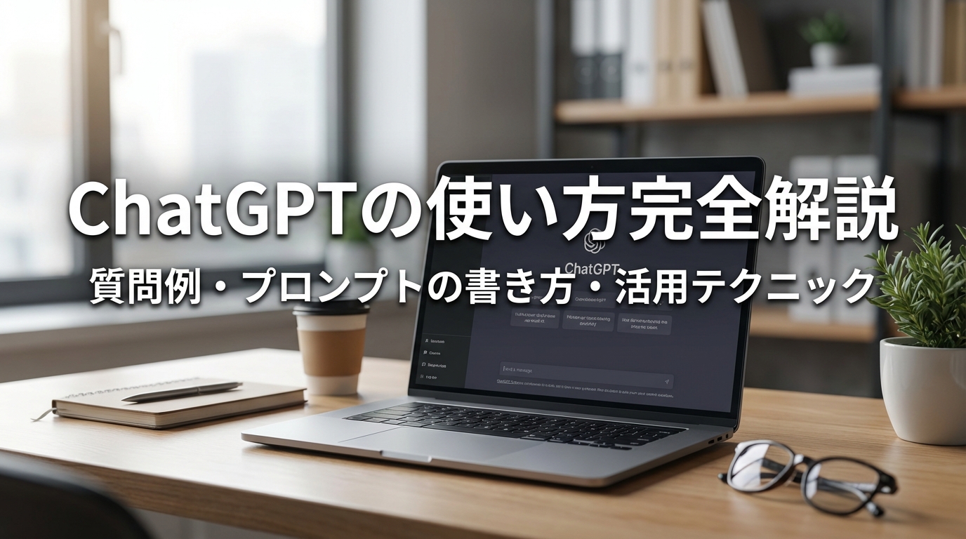 ChatGPTの使い方完全解説|質問例・プロンプトの書き方・活用テクニック