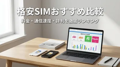 格安SIMおすすめ比較｜料金・通信速度・評判を徹底ランキング