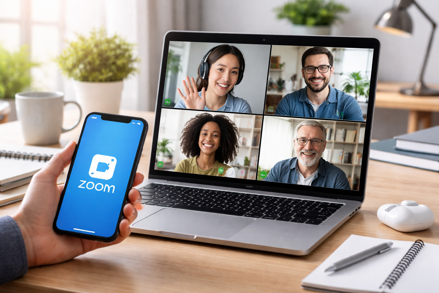 Zoomは「準備」「参加・開催」「ミーティング中操作」を押さえると迷いにくいです