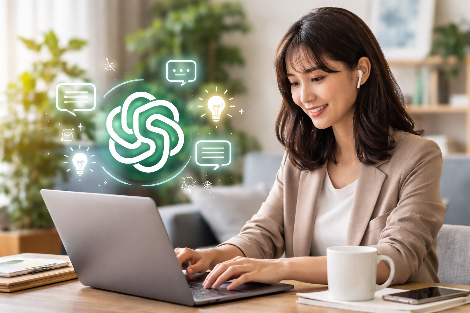 ChatGPTでできることは「文章を起点にした支援」が中心です