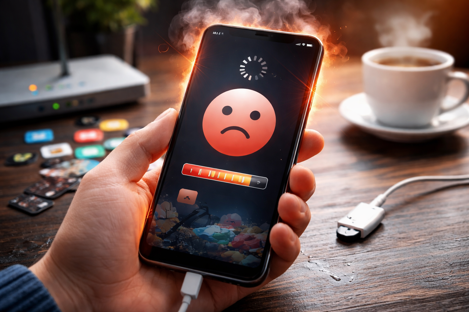 スマホが重くなる原因は「容量・メモリ・熱・通信」の複合です