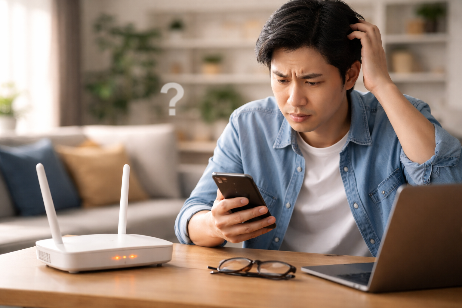 Wi-Fiが繋がらない原因は「端末・家の中・回線」のどこかにあります