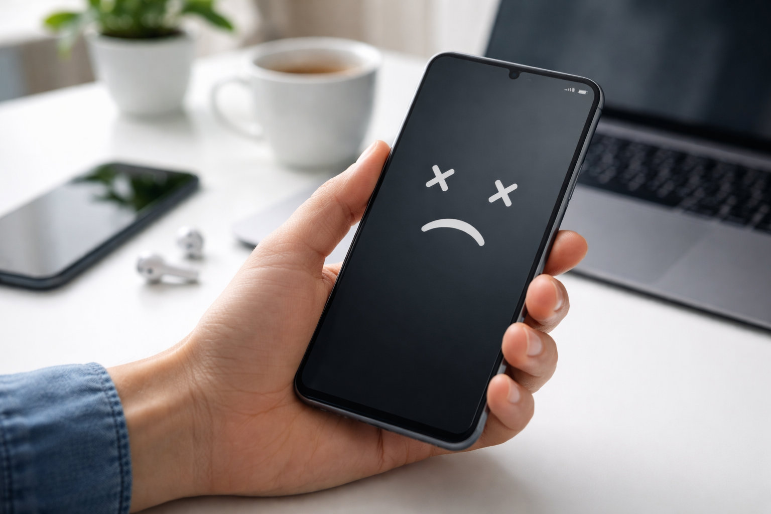 まずは「再起動→更新→容量確保」の順で対処すると改善しやすいです