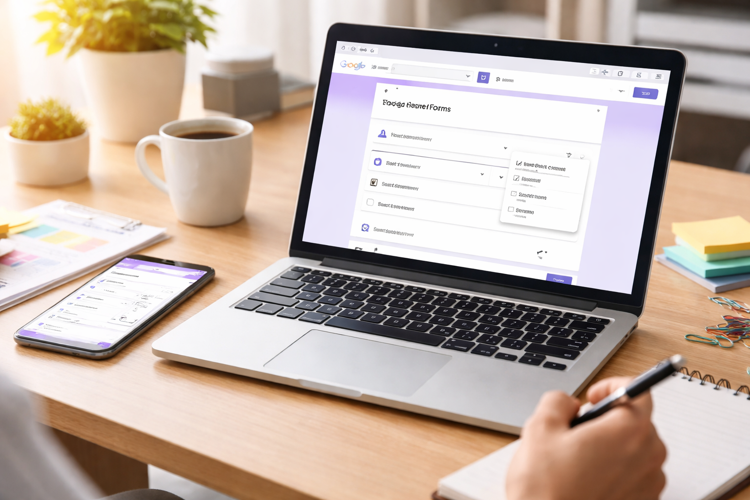 アンケート・申込みフォームを簡単に作るコツが分かる活用例